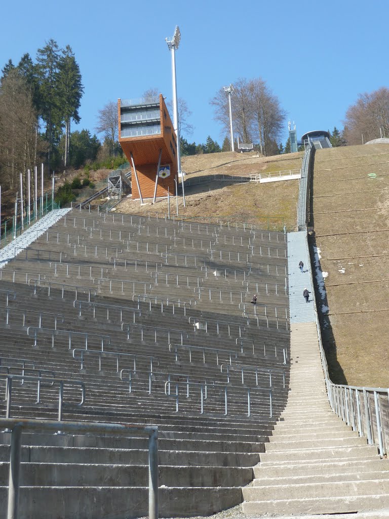 Willingen...mühlenkopf-schanze..zuschauer-ränge by f.h ehrenberger germany