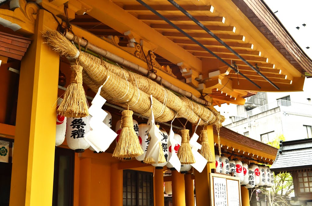 小梳神社　拝殿　Ogushi shinto shrine by nkmroioikkkz