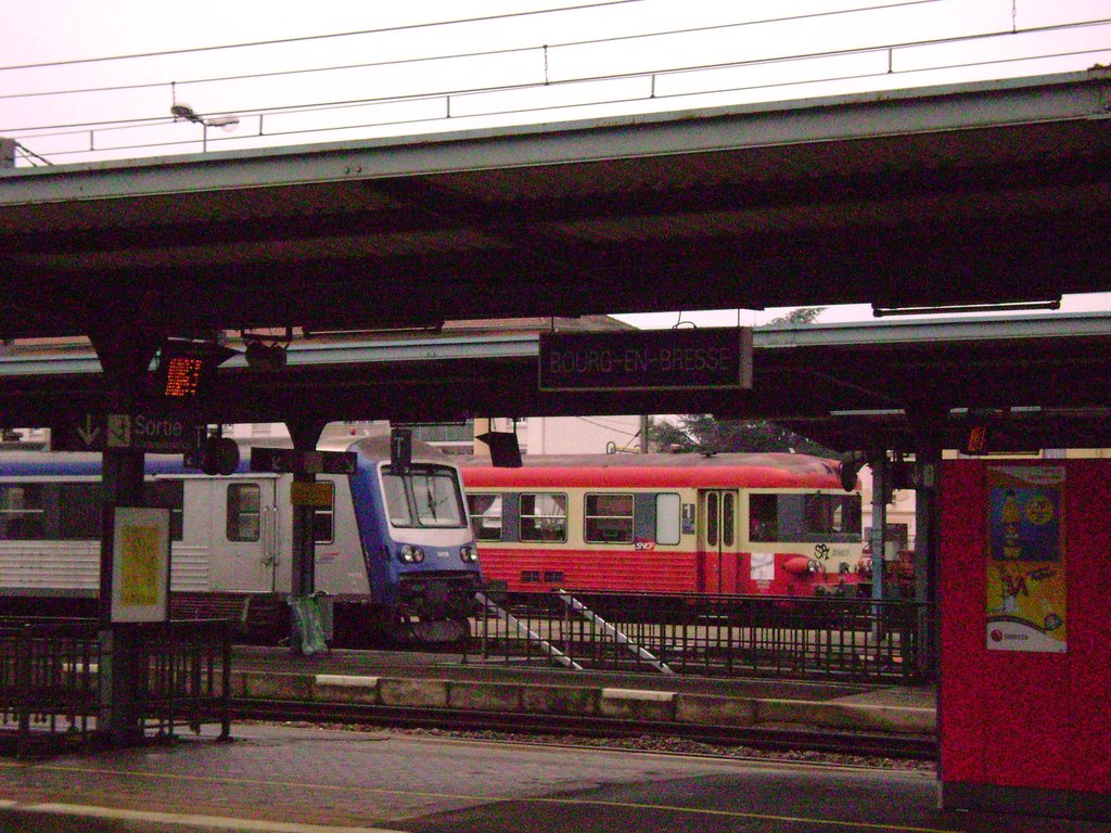 Quai de la gare de Bourg en Bresse by xavitime