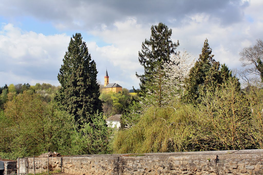 Blick von der Stadtmauer auf den alten Peter by oller rainer