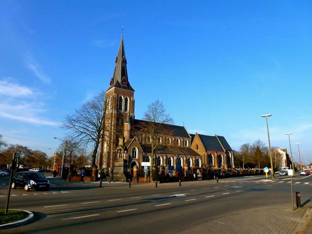 Zaffelare Onze-Lieve-Vrouw en Sint Petruskerk by joeri Goossens