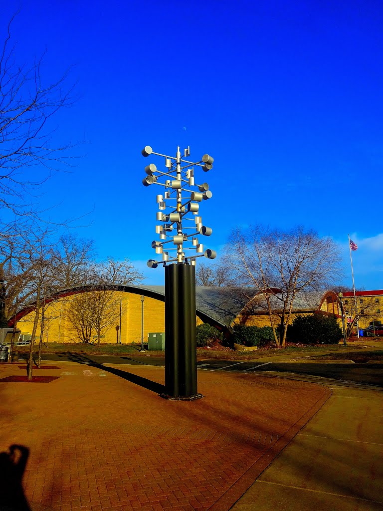 Wind Catcher Statue by Corey Coyle