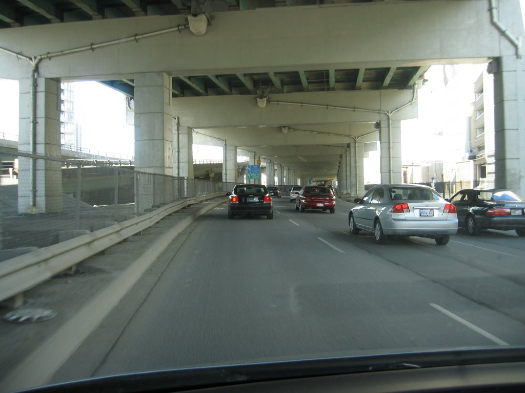 Driving under the gardiner expressway by BlueXenon4u2c