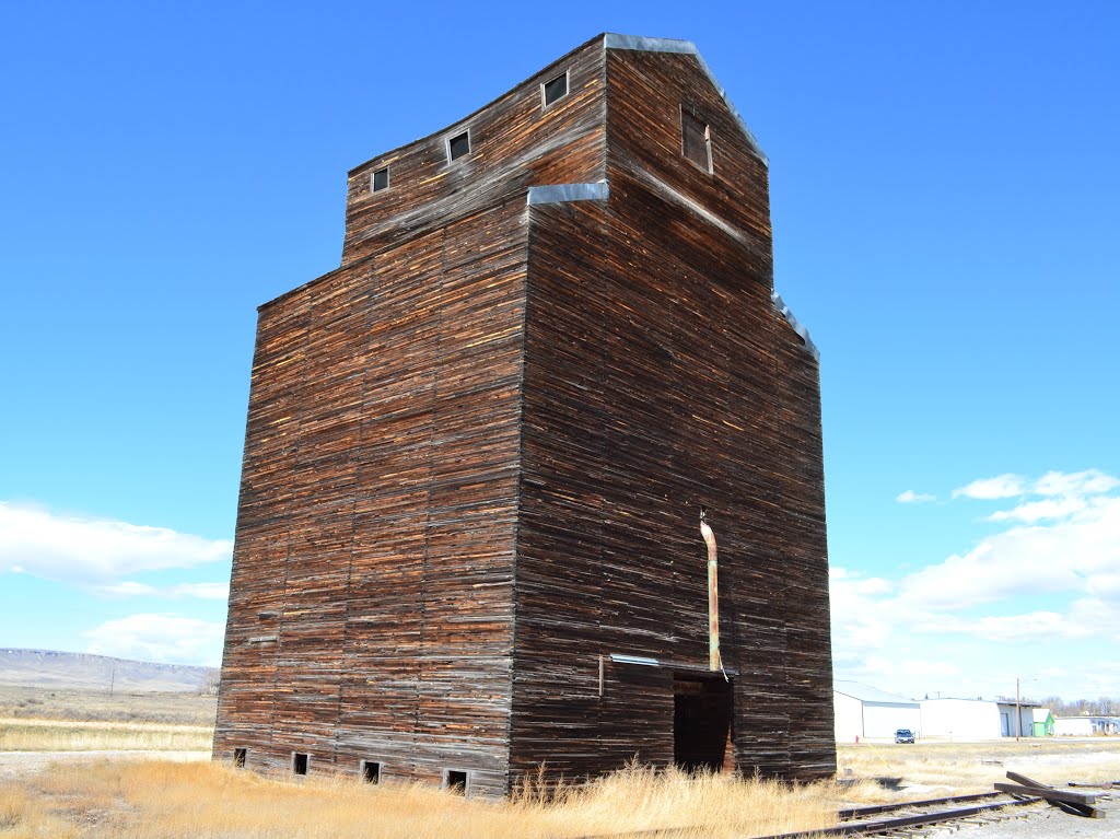 Old Wooden Grain Elevator by JB Chandler