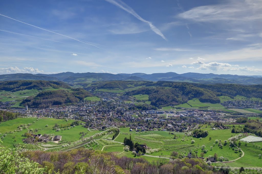 Sicht auf Sissach und Zunzgen, April 2014 by supraph2