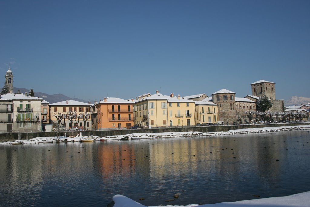 Inverno a Brivio by Tullio Riva