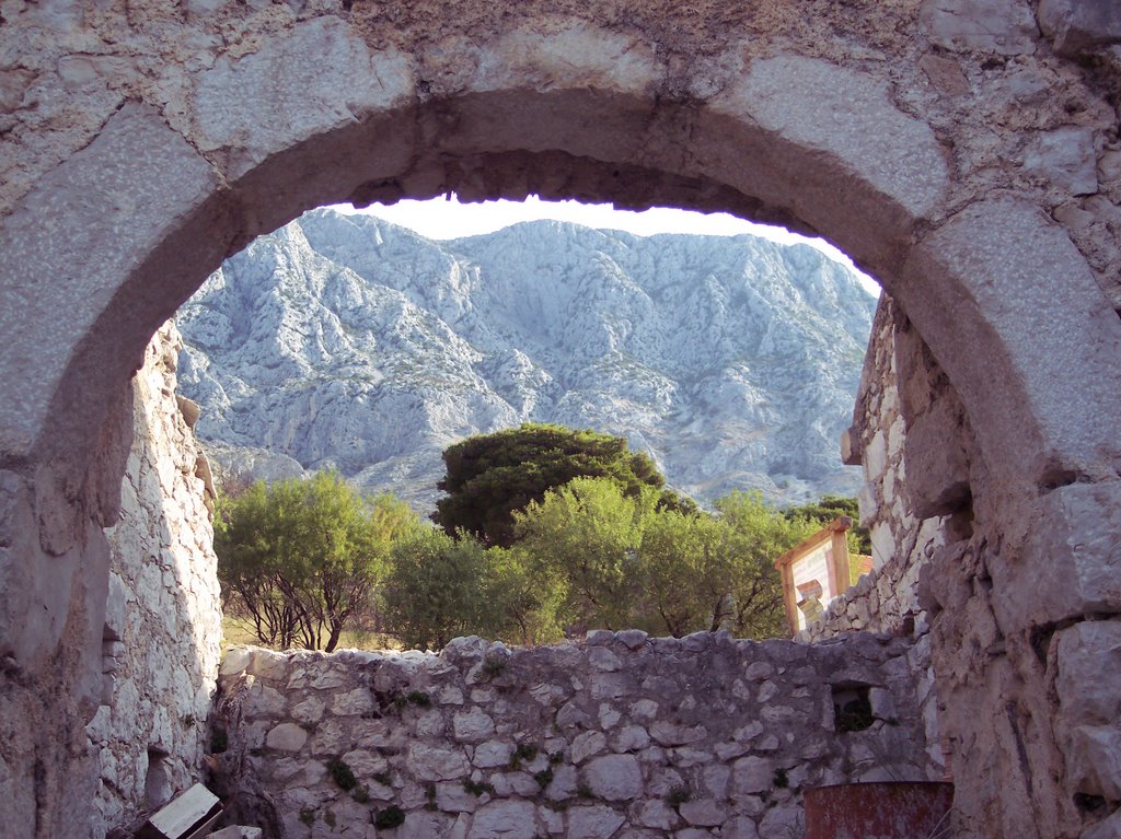 Biokovo above Zivogosce, Croatia by evzen.stejskal