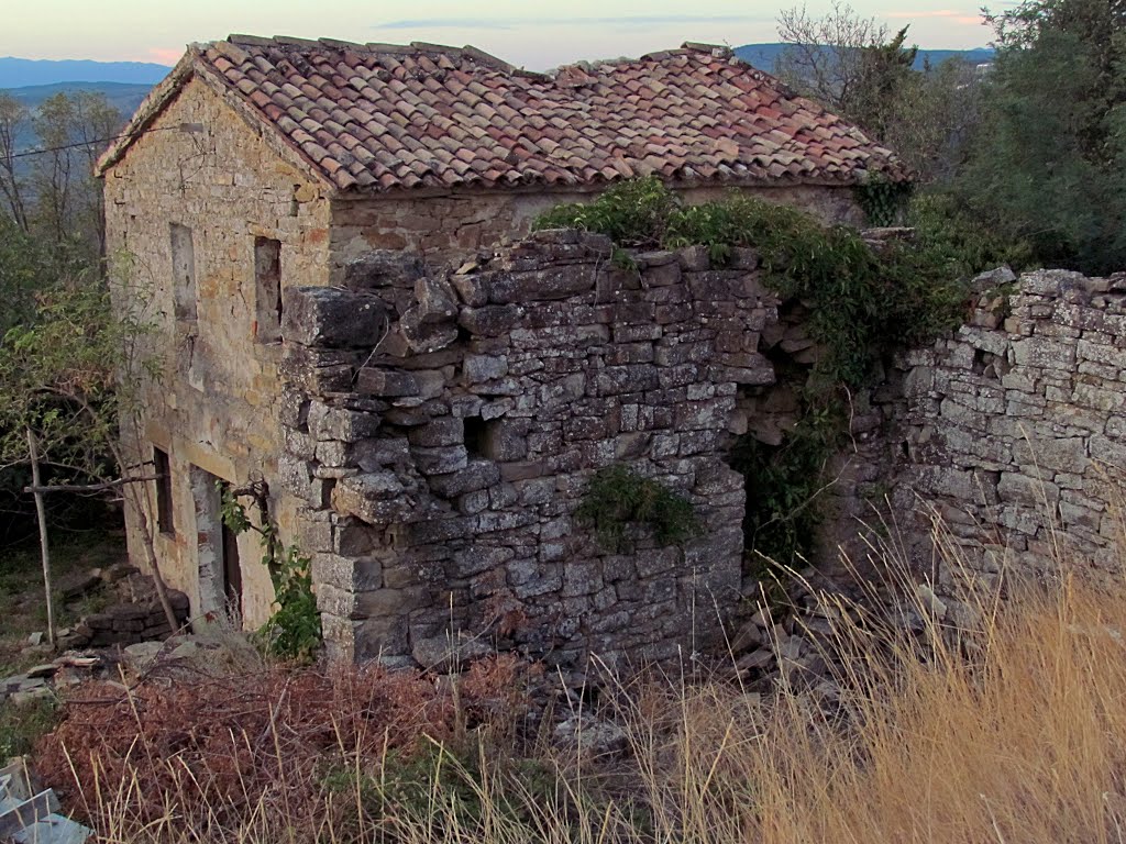 The ruins beneath of the village by emil sluga