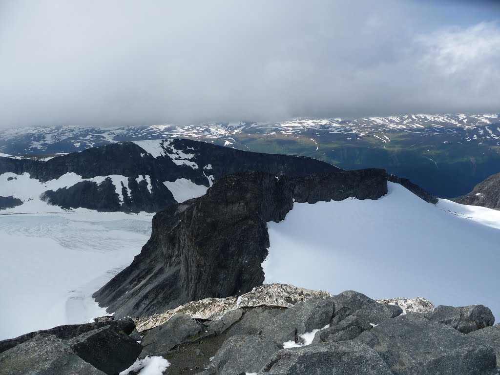 View from Mount Galdhopiggen 2469m (Norway), summer 2012 by rdaniel