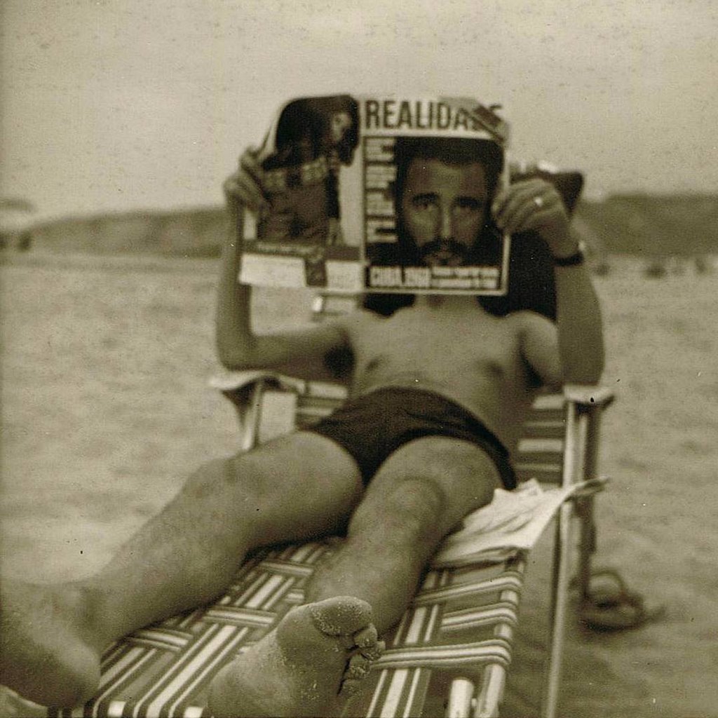 _Fidel on the beach?_ Praia do Salgado (1968) by FreiGurita