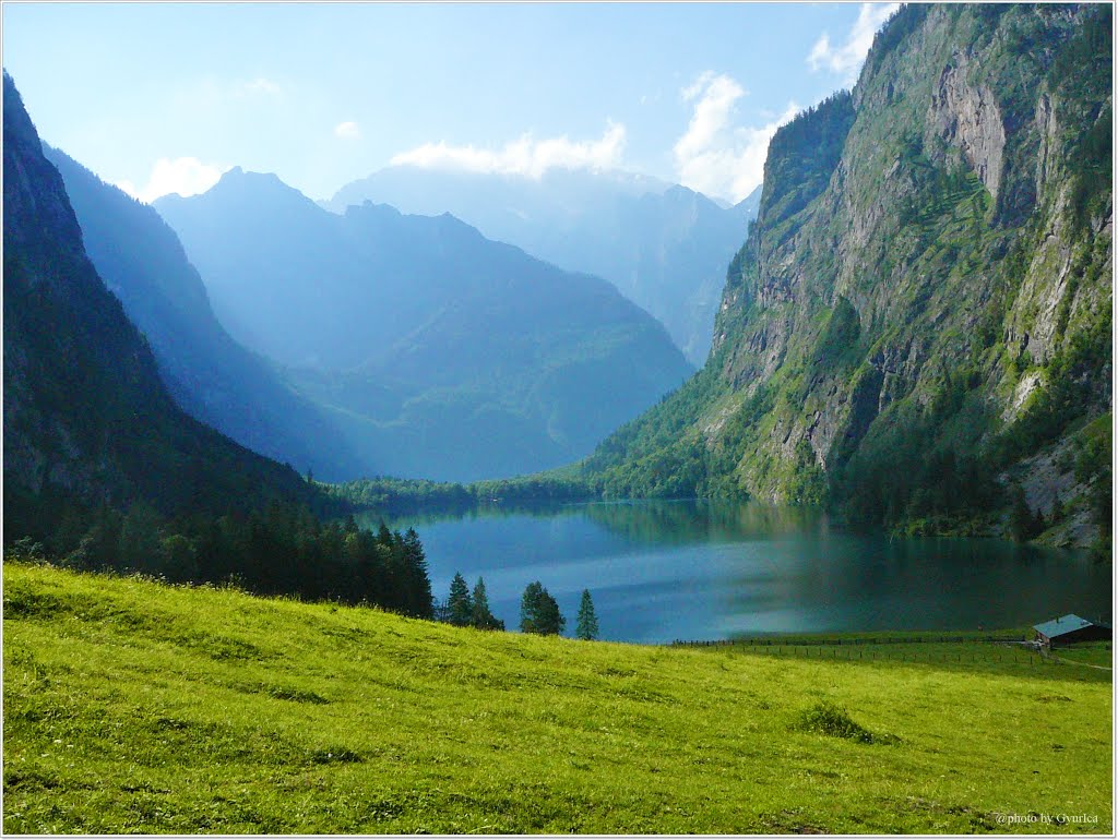 Obersee from the Fischunkelalm by GyurIca