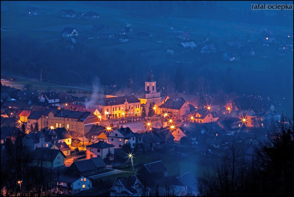 Tymbark, widok z Paproci / the view from the Paproc hill by Rafal Ociepka