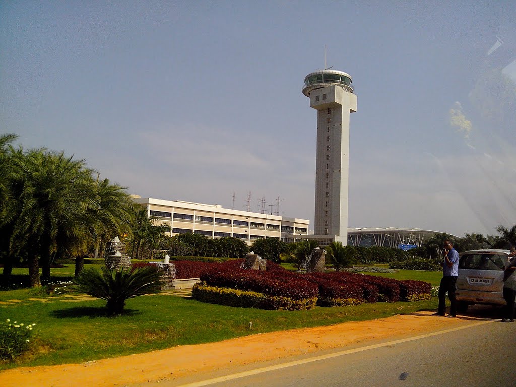 ATC Tower, Kempegowda International airport, bangalor by suchitaxaxa