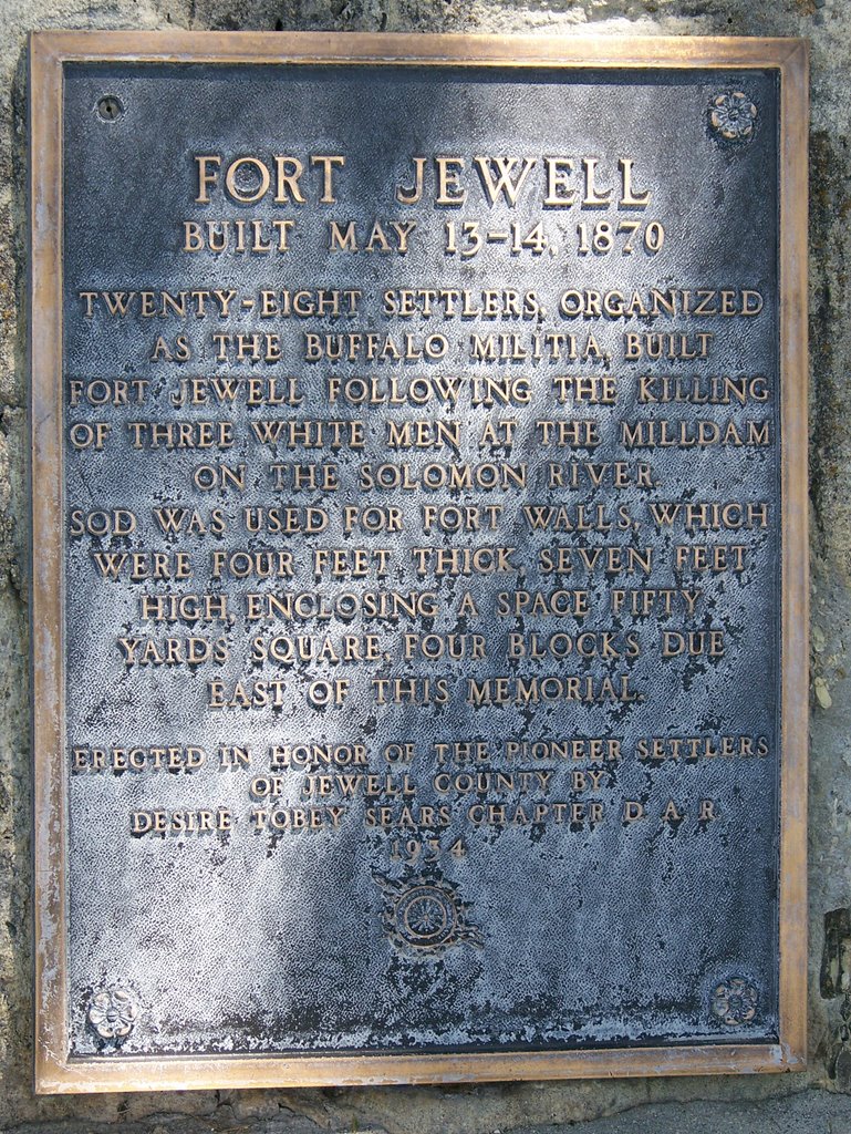 Historical Plaque of Old Fort Jewell by moodiest