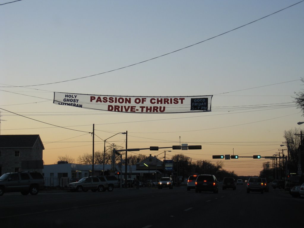 Passion of Christ, Texas-style by Stefan Bethke