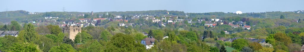 Blick zur Burgruine Altenberg und zum "Kap Kaminski" by 14MAN02