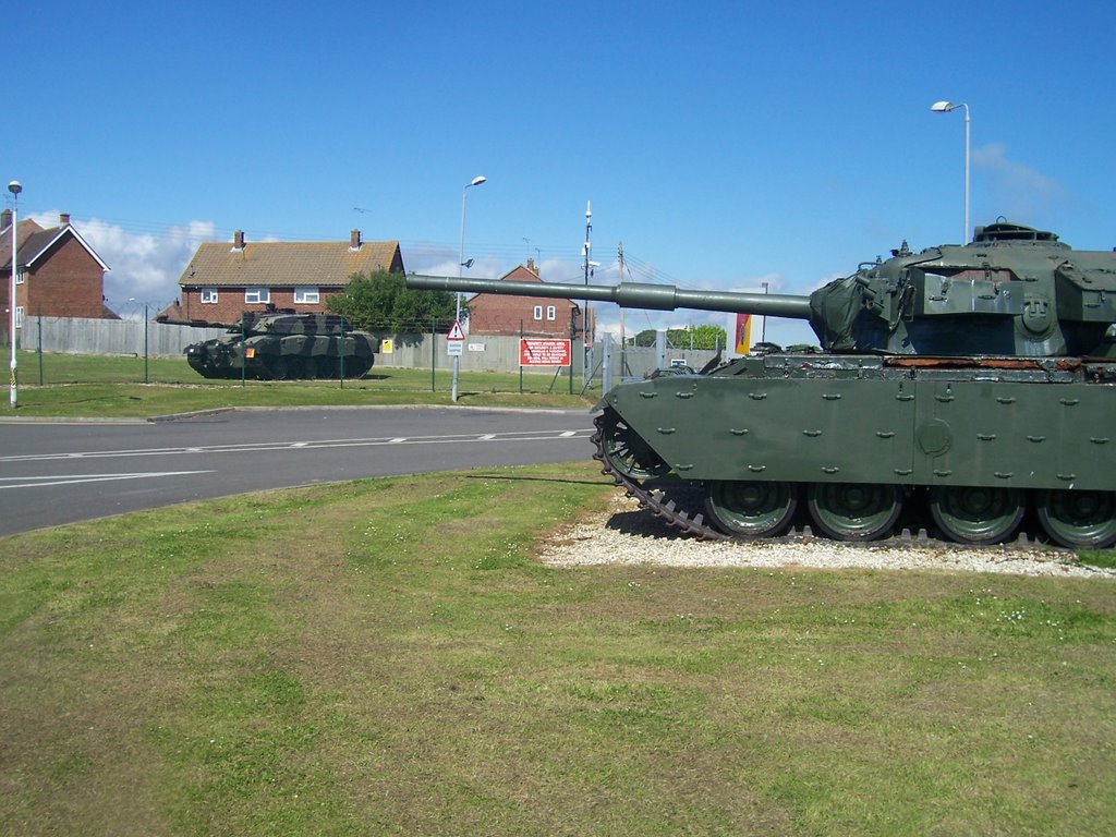 Lulworth Camp - Tanks at the M.O.D by A Photographer