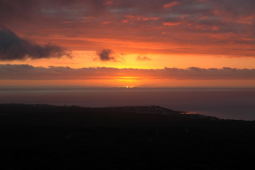 Sunset from Grootbos Luxury Lodge by tertius