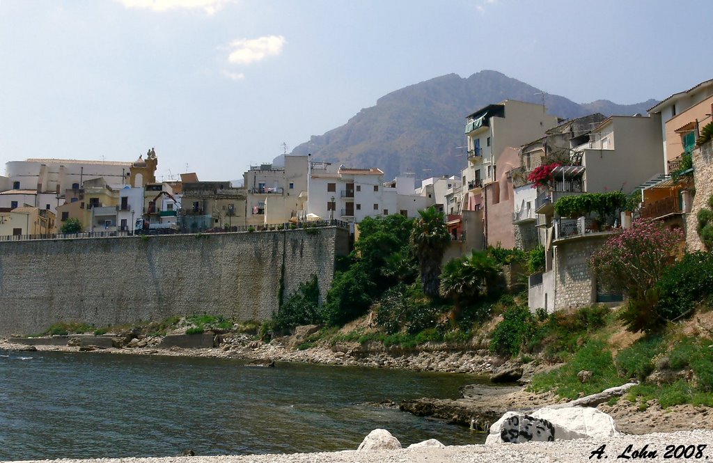 View from the beach ... Castellammare del Golfo by Lohn Agoston