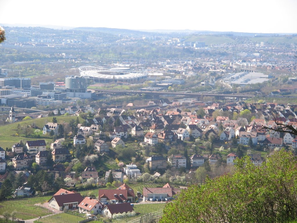 By Werner Rathai - view to Daimler Stadion Stuttgart by WEOSRA