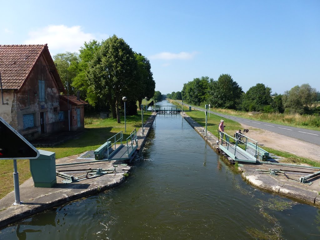 Canal du Centre. PK 92. Ecl 20_130706 by Martin Dudle-Ammann