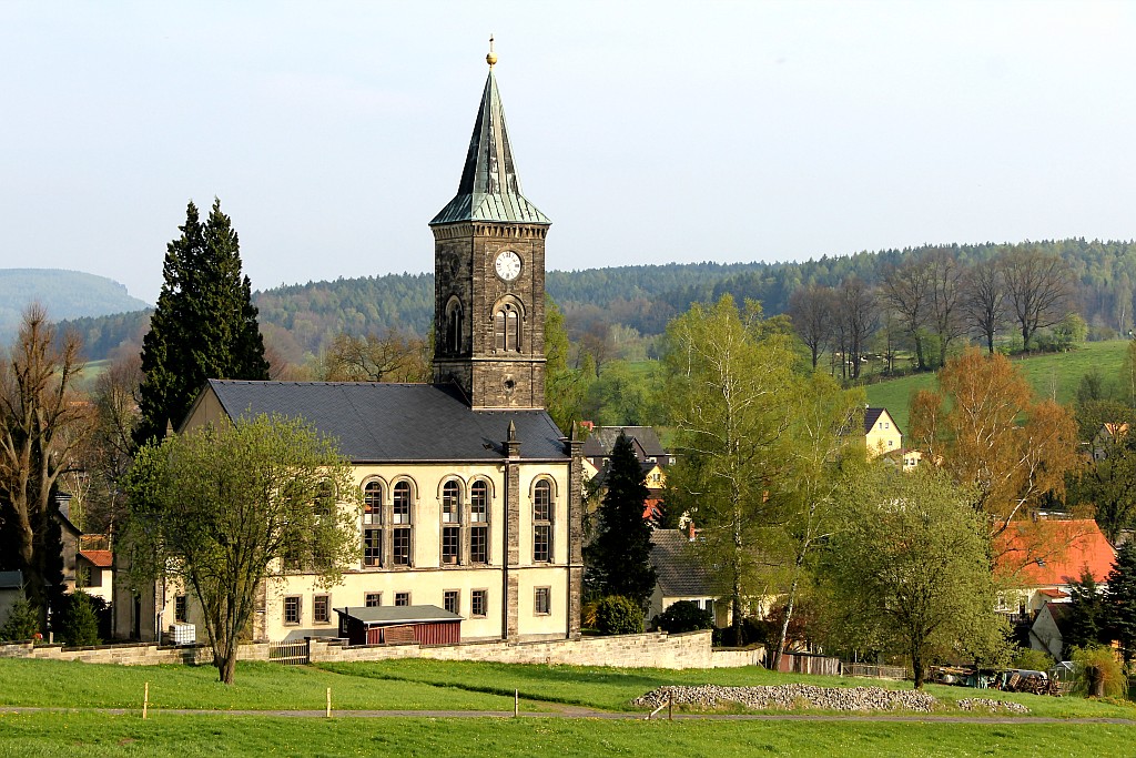 Cunnersdorf´s church by petapokorny