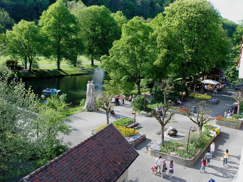 Nagold Park from Hotel Adler by Jerry Frank