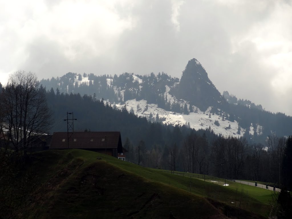 Gross Schijen - Aussicht von Nüseeben, Oberiberg by saschafuchs