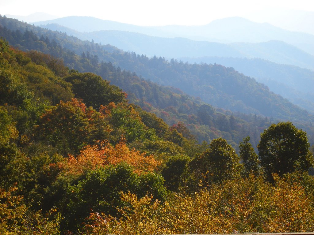 Great Smoky Mountains from Clingman's Dome by Hikin Daddy!