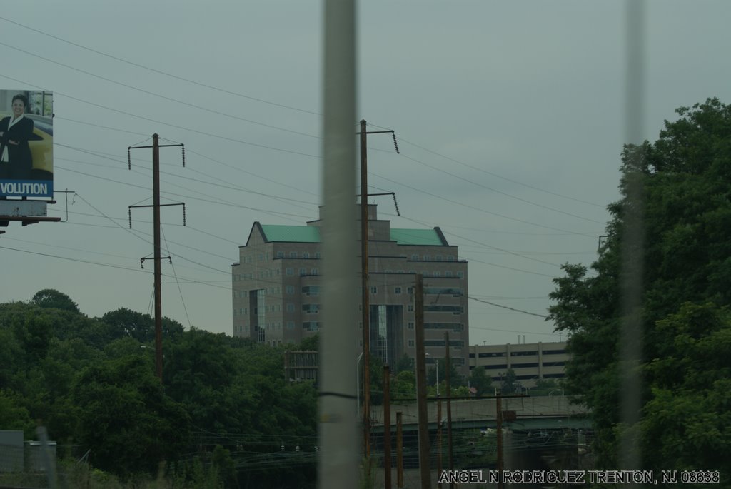 WPVI BUILDING ON CLINTON AVE SEEN FROM RT 1 by ANGEL N RODRIGUEZ