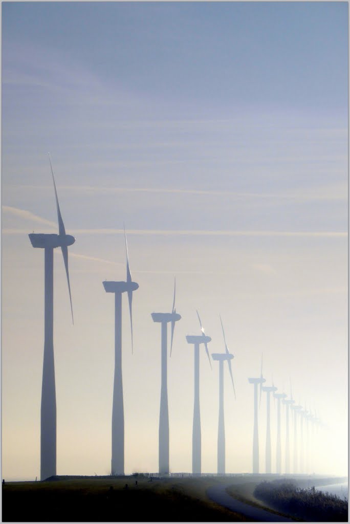 Windmills in the province of Flevoland... by Chris10 ©