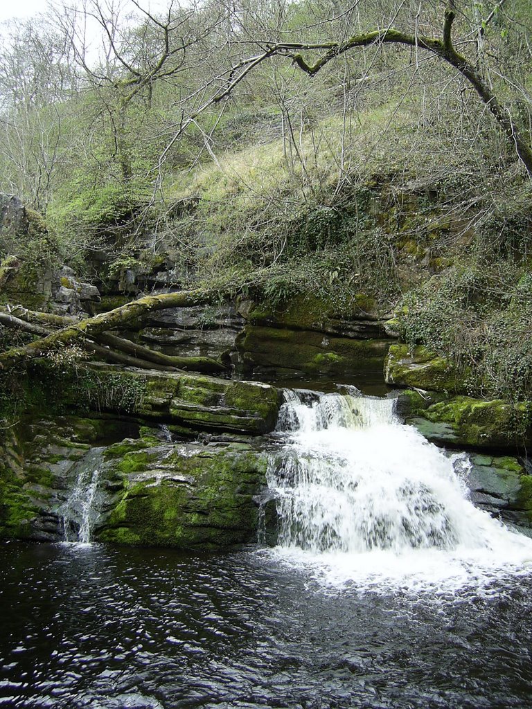 Smaller falls and a pool by welshgog