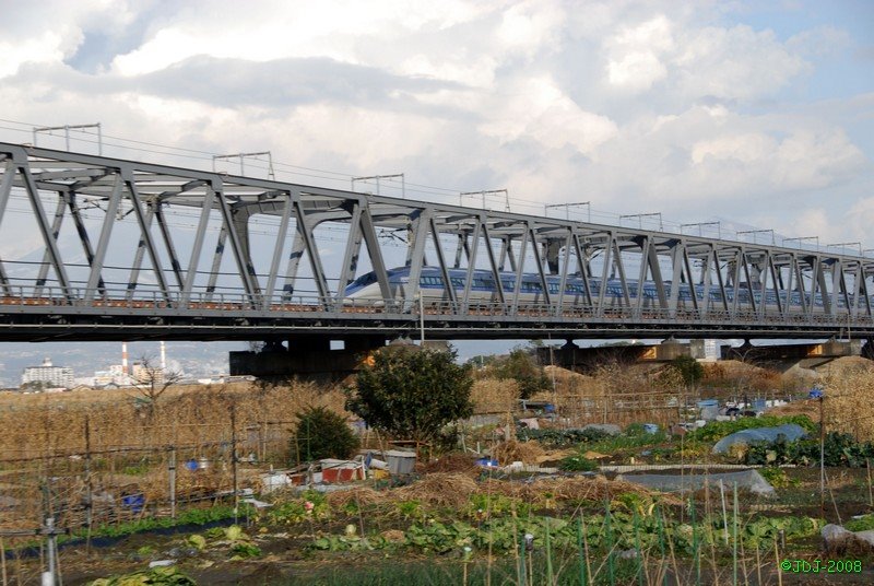 Shinkansen bridge by kaynjj