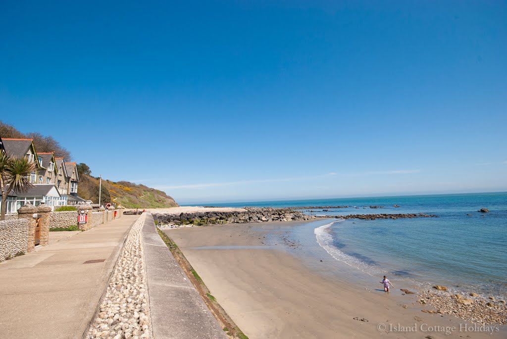 Bonchurch Beach by Island Cottage Holidays