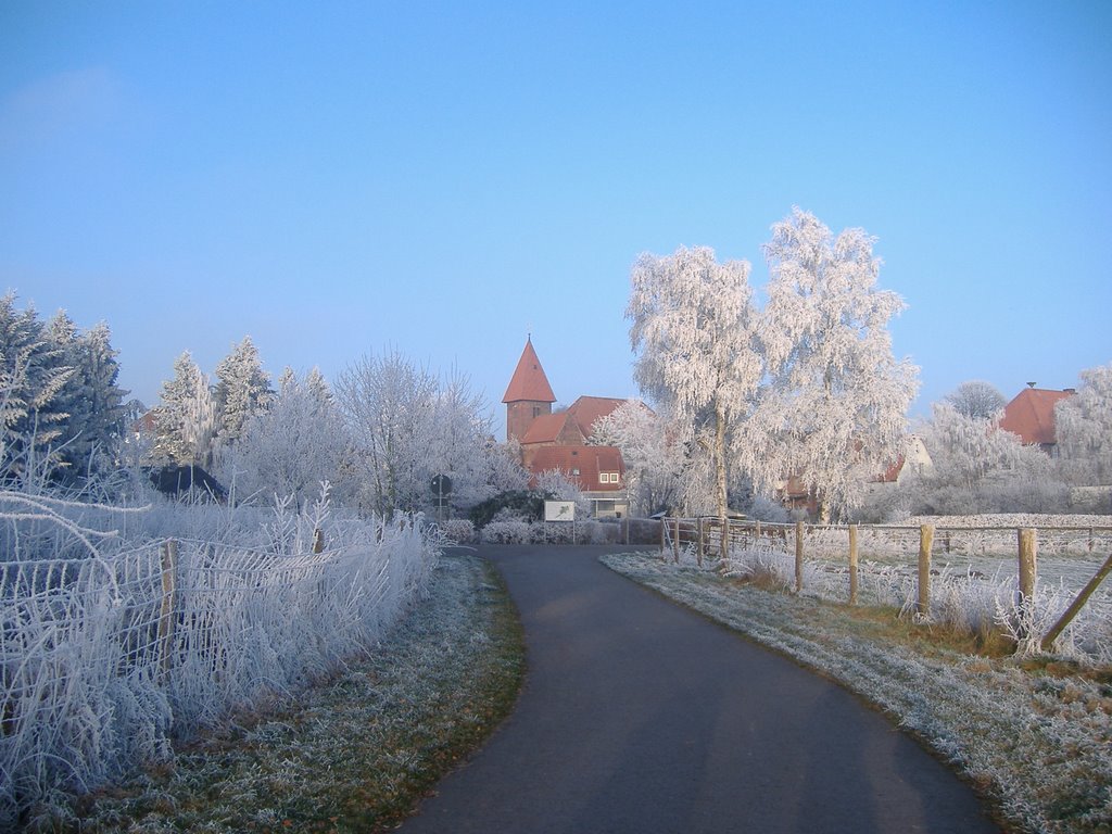 St. Marien Kirche im Winter by tinchen.1976