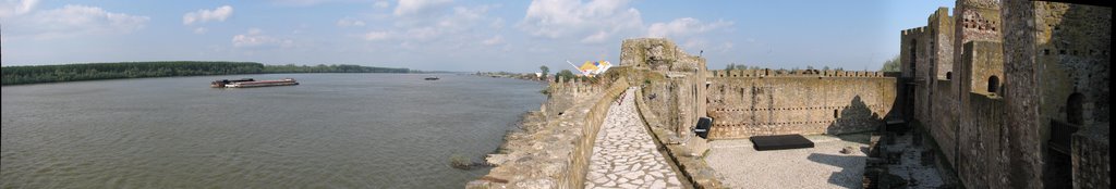 Danube as seen from the Smederevo fort by Andrea Lombardoni