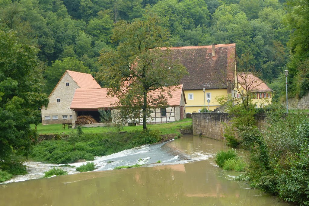 Steinmühle, oldest mill of Rothenburg ob der Tauber (12th century) by Jürgen Weighardt