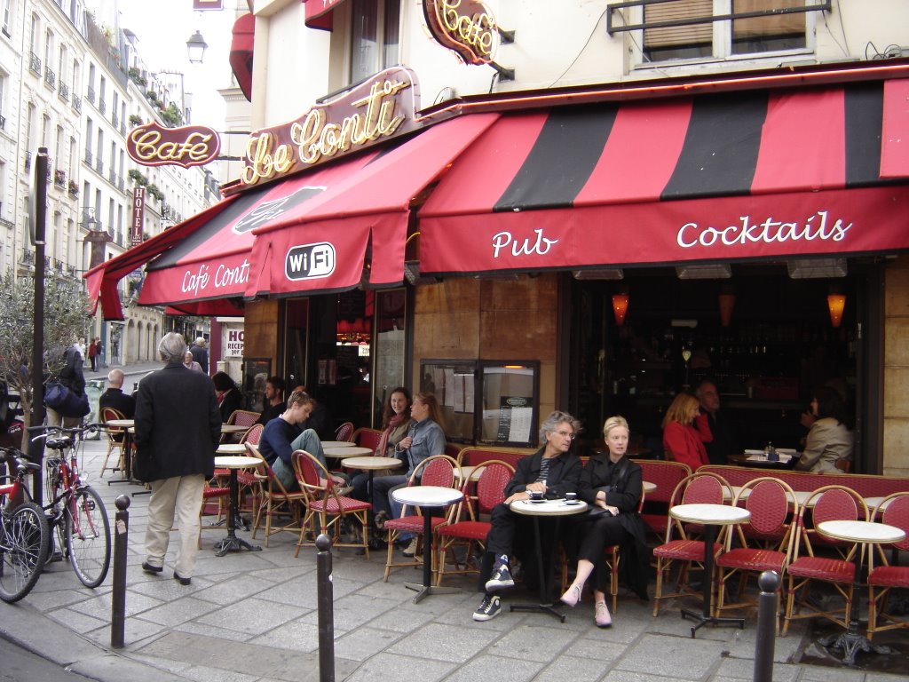 Terrasse Carrefour Buci by Bernard DUPONT