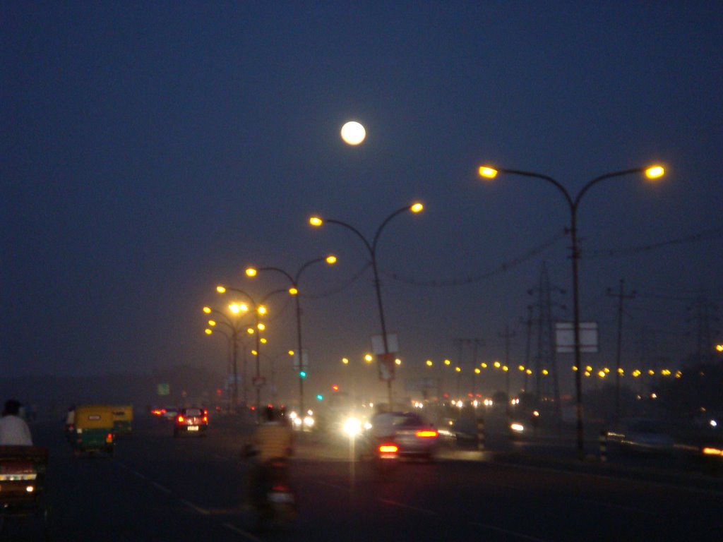 Moon Outer Ring Road by ajay.walia