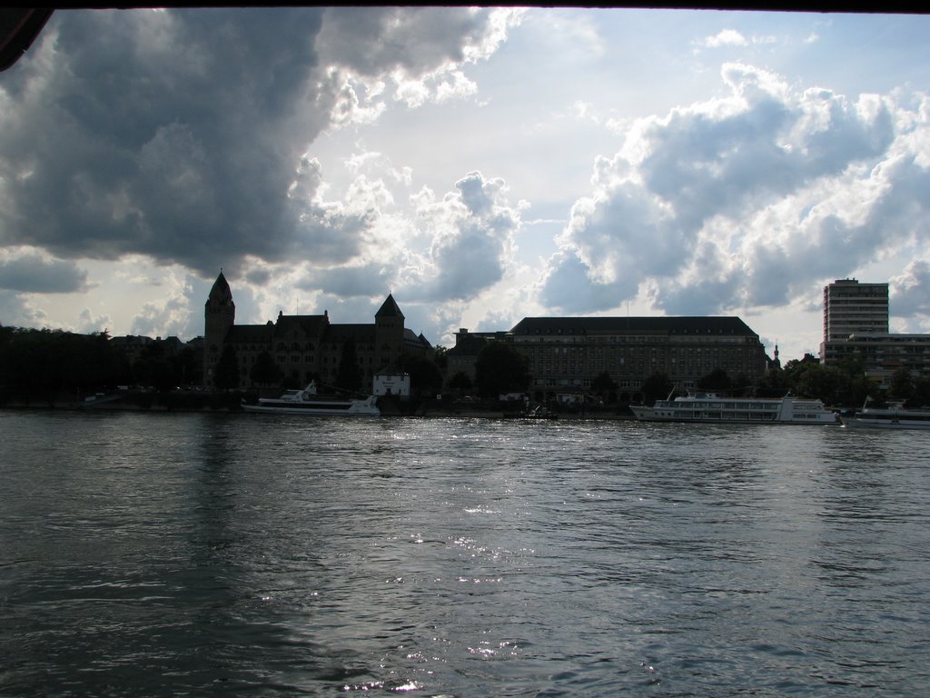 Koblenz vom anderen Ufer by Henny Monzel-Ellermann