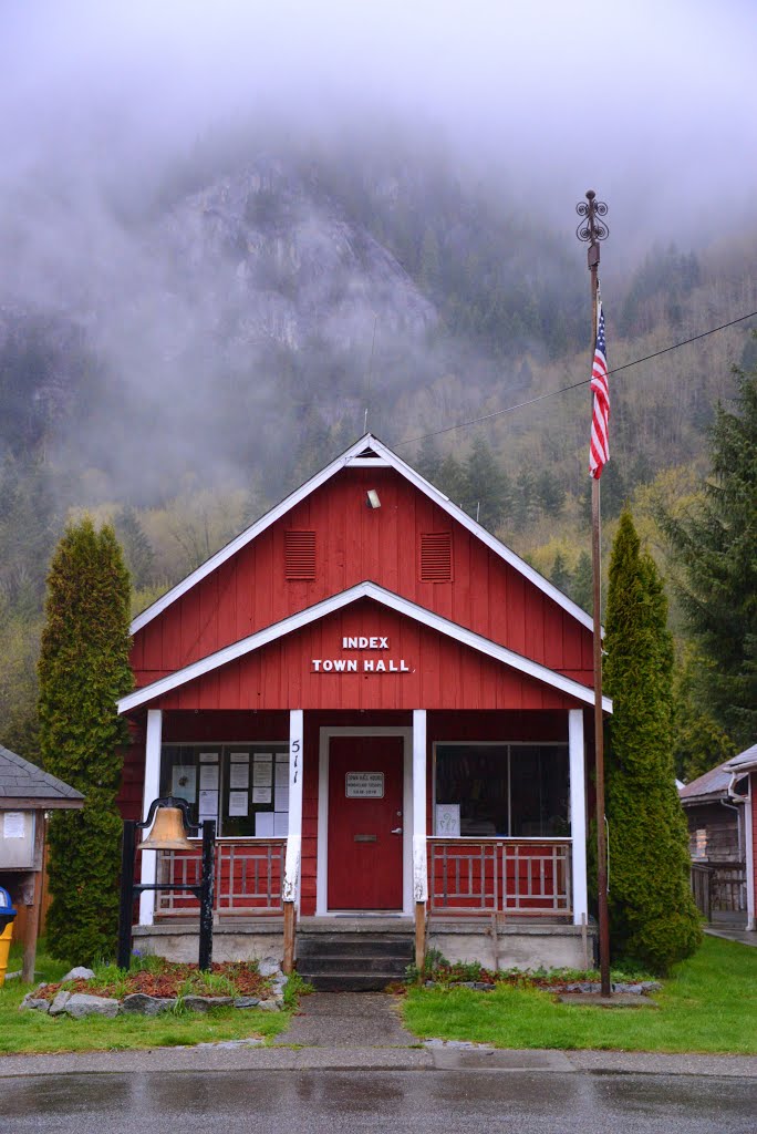 Town Hall, Index, Washington by Damon Tighe