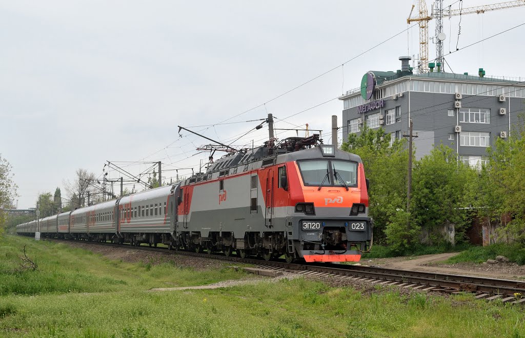 ЭП20-023, поезд 12 Адлер-Москва / Train Adler-Moscow by Nitrogеn Alexander