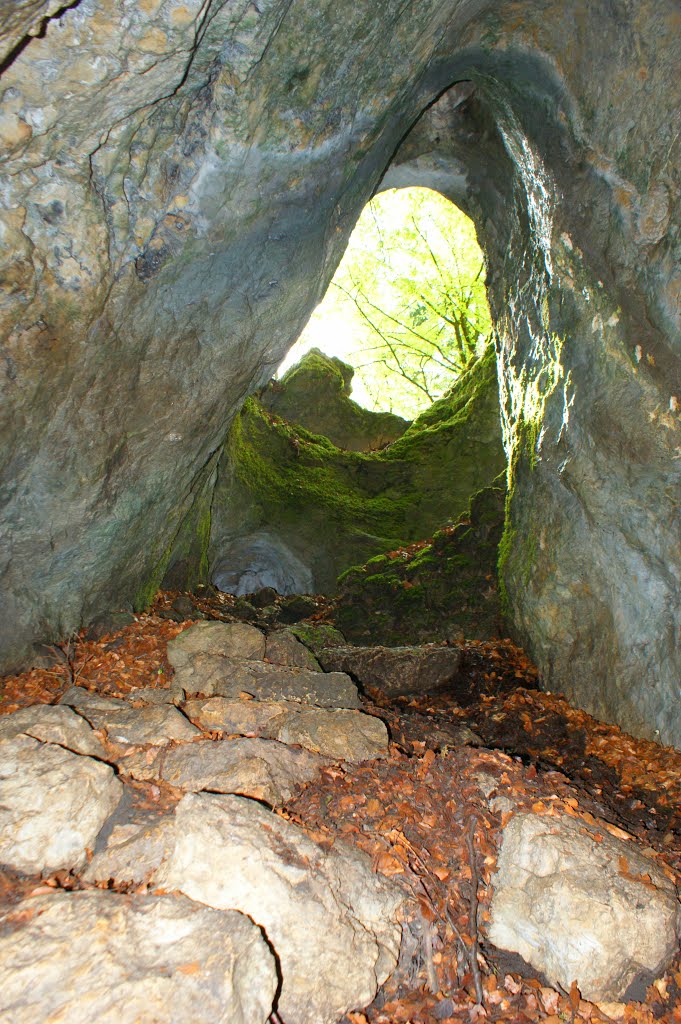 Blick aus der Geißlochhöhle; 25.4.14 D.F. by Daniel Froschauer