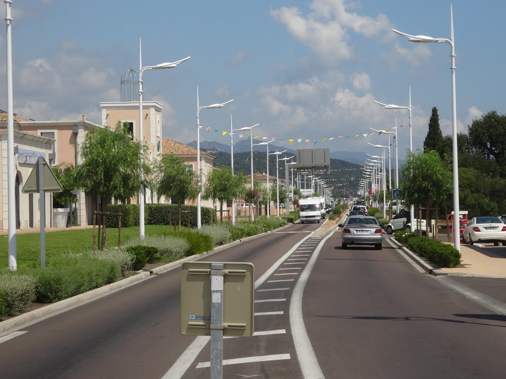 A view of Rue Vincentellu d'Istria in Porto Vecchio by Diego Giuseppe