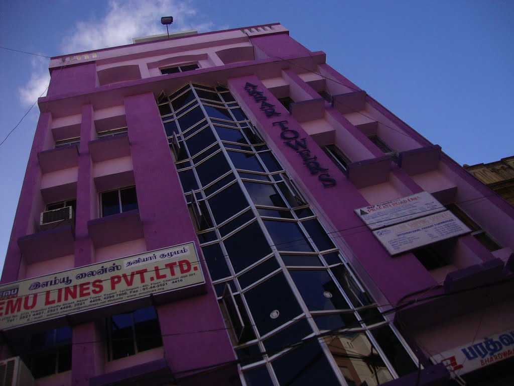 Akbar Towers - Emu Lines - Bharatwaj Logistics Rasula's Textiles 3680 by dhanasekarangm