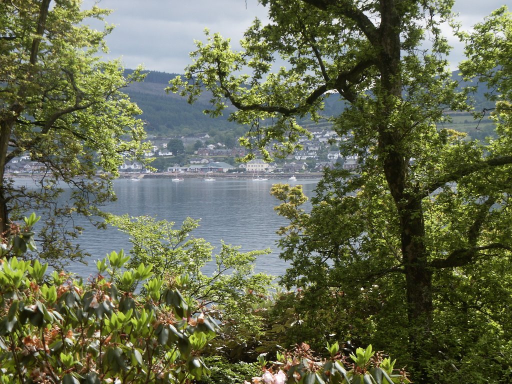 Brodick from the gardens of Brodick Castle, Isle of Arran by John Forbes