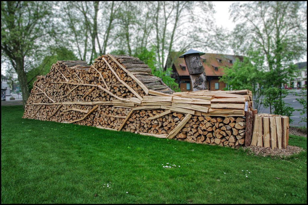 Bois d'arbres décoration de la ville de Haguenau by dunham