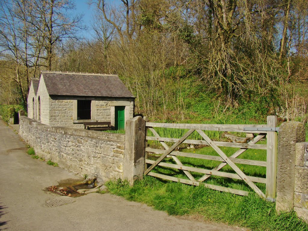 5 bar gate and the Roman Baths building, The Nook, Stoney Middleton S32 by six45ive