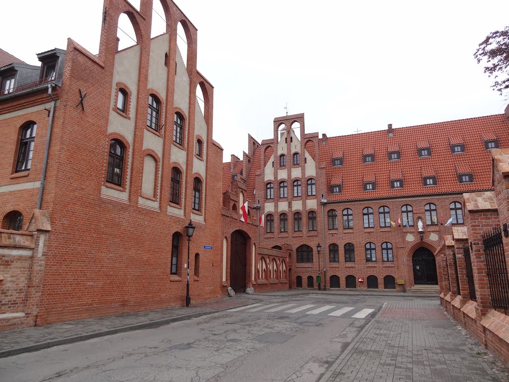 Former cistersian convent (buildings from XIX century) erected 1266 AD - Chełmno - Poland by JacekBrejnak