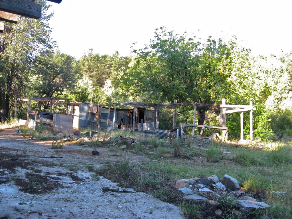 Abandoned animal coops by Mike Purchine